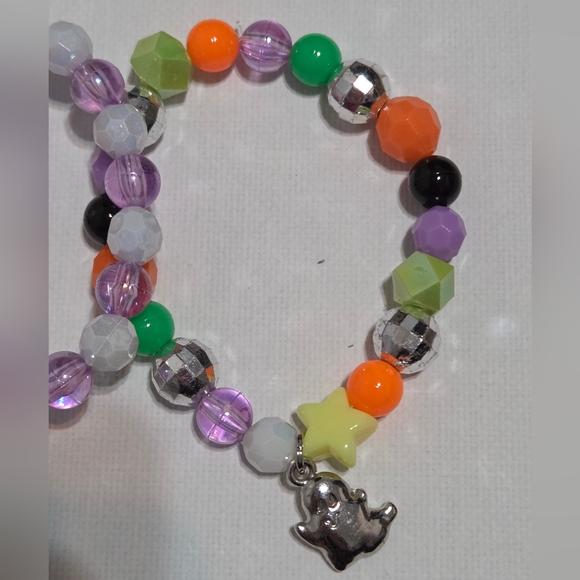 Hand Crafted Vibrant Beaded Bracelet Trio - Picture 4 of 4